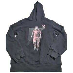 Messi Collection Youth Black Hoodie Large 14/16